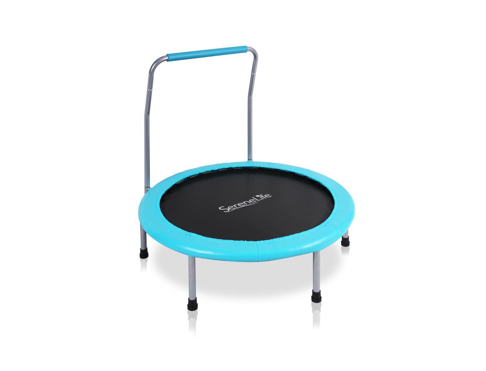 Serenelife SLELT367 36" Spring-less Trampoline with Handrail, Ages 3+