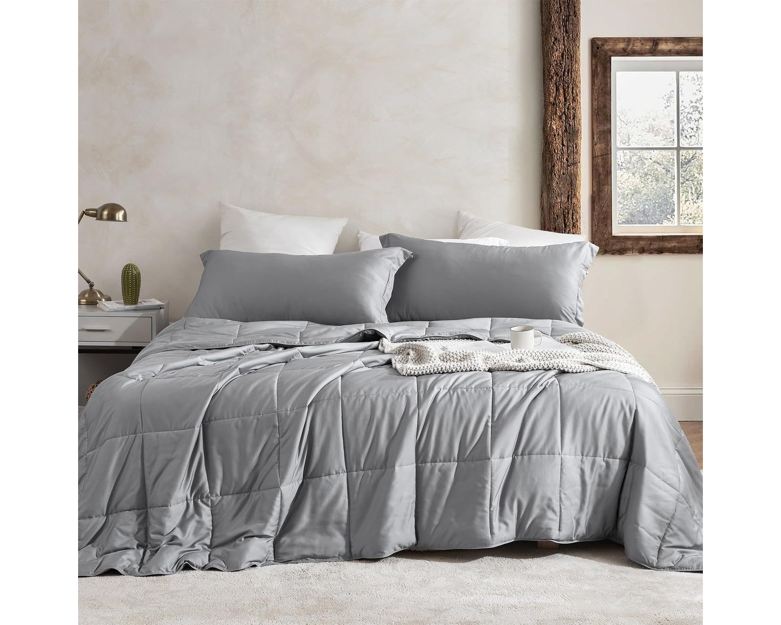 Комплект одеяла Menopleasing Coma Inducer Oversized Cooling, Ultimate Gray, King