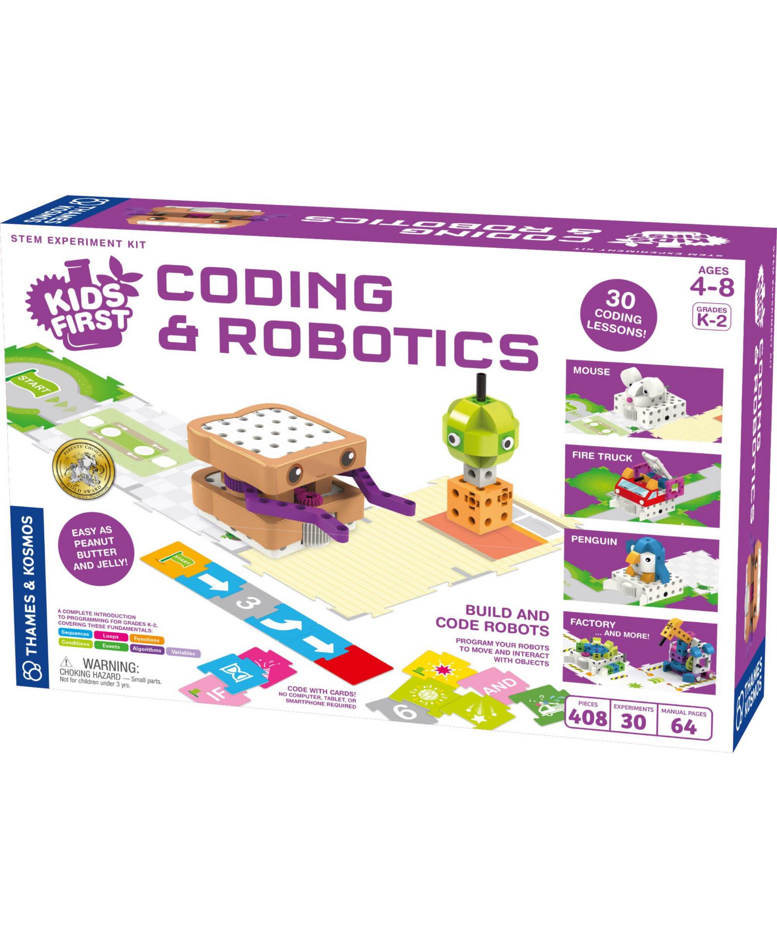 Детский набор Thames & Kosmos First: Coding Robotics Kit