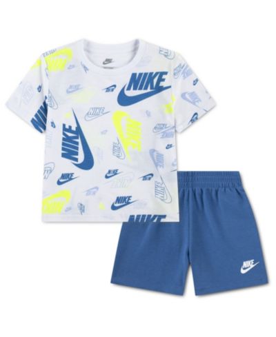 Nike Toddler Boys' 2T-4T Printed T-Shirt and French Terry Shorts, 2 Piece Set