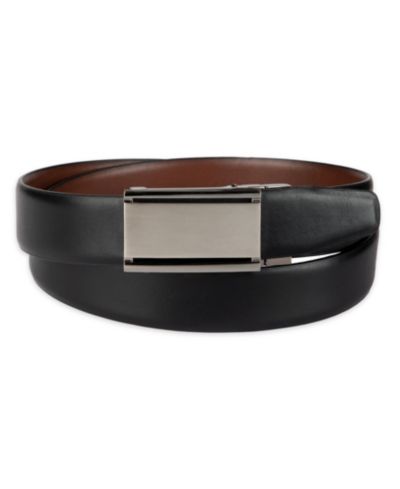 32MM Alfani Men's 2-In-1 Reversible AlfaTech Custom Fit Pressure Locking Plaque Buckle Belt