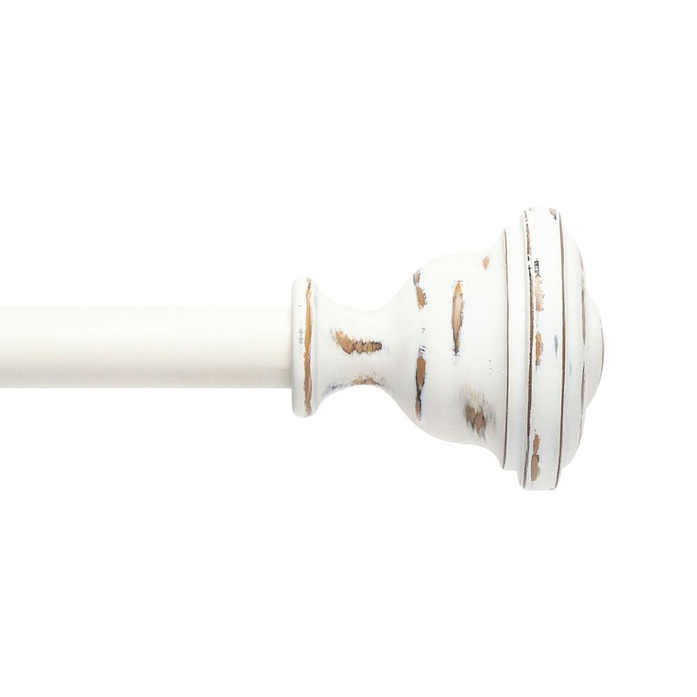 Kenney Belle 5/8 Inch Fast Fit Decorative Curtain Rod for Easy Installation