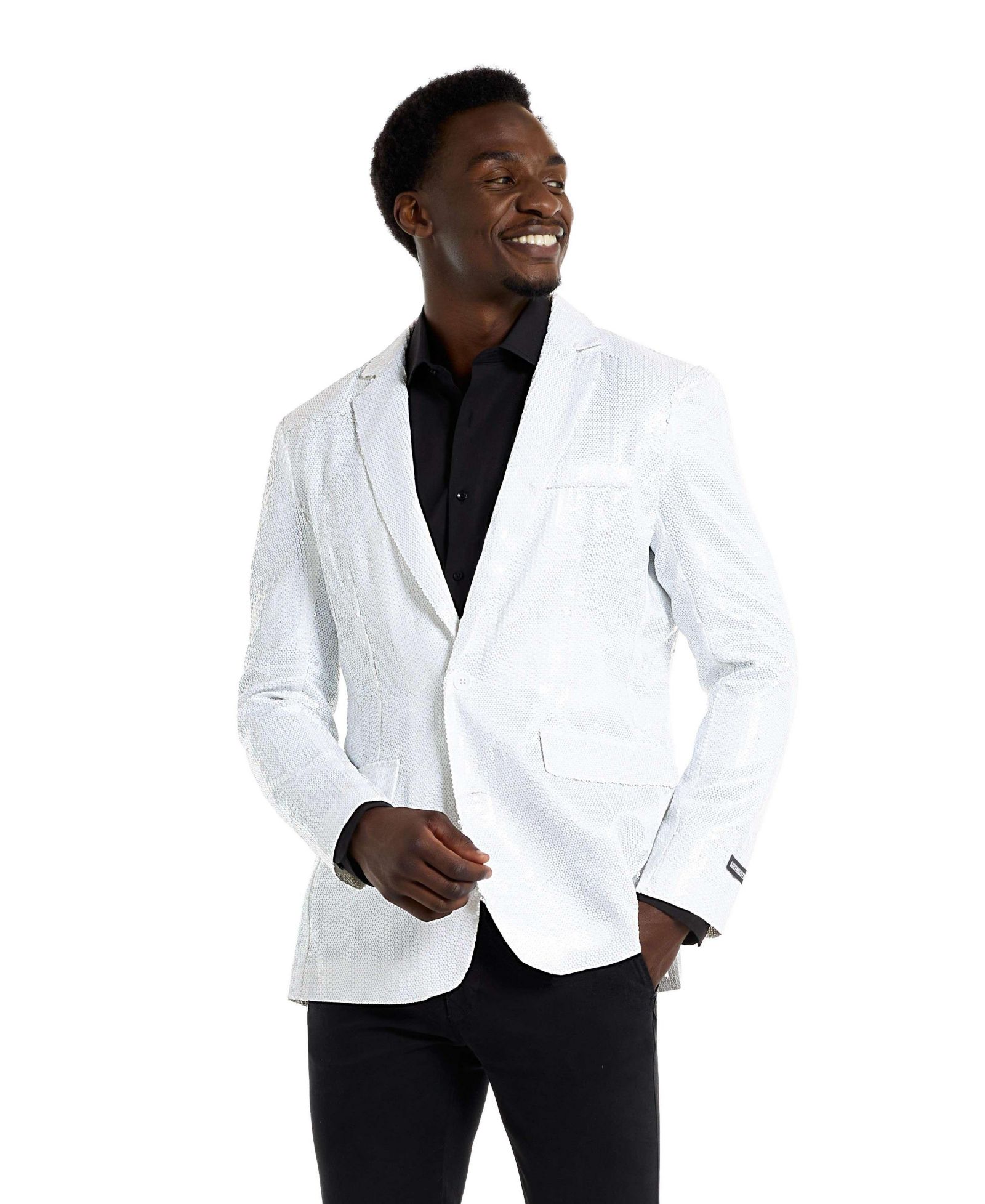 Мужской блестящий пиджак Suitmeister Shiny Party Blazer - Sequins USA