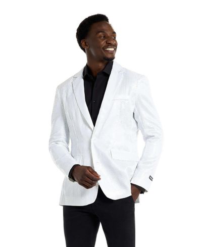 Мужской блестящий пиджак Suitmeister Shiny Party Blazer - Sequins USA