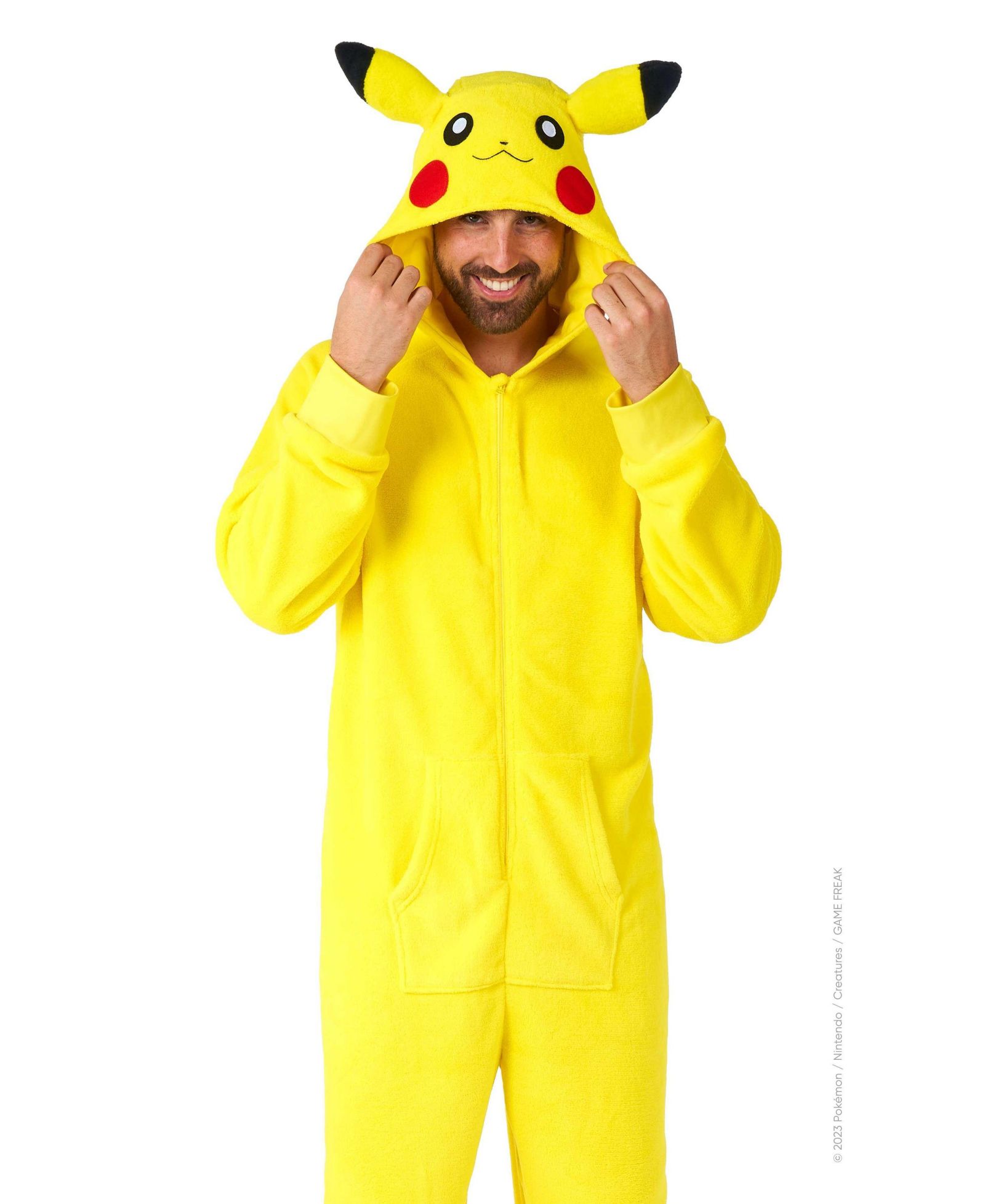 OppoSuits Men's Official Gengar Union Suit - Pokemon Body Suit for Adults - Purple