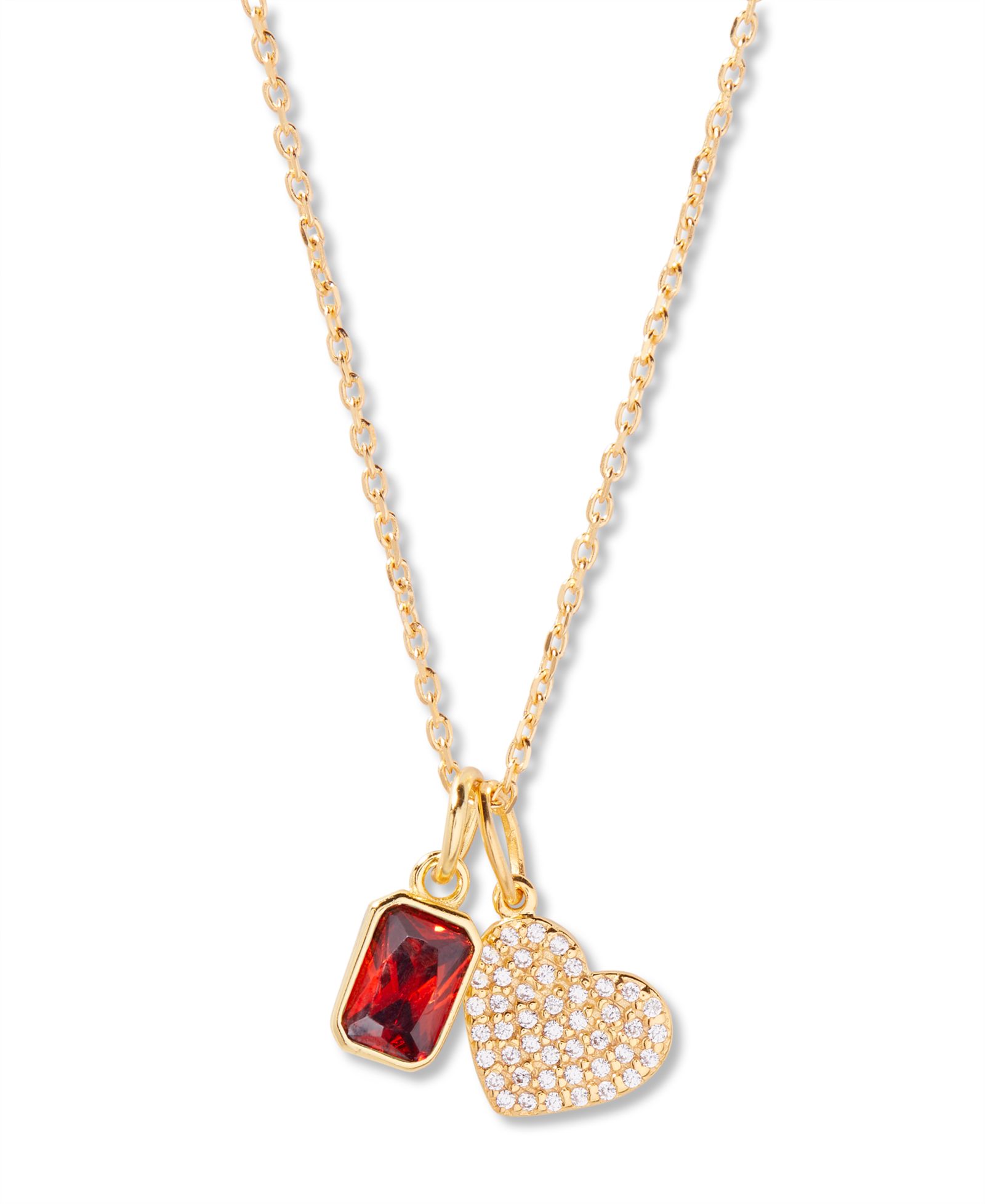 Подвеска brook & york Adeline Heart Birthstone