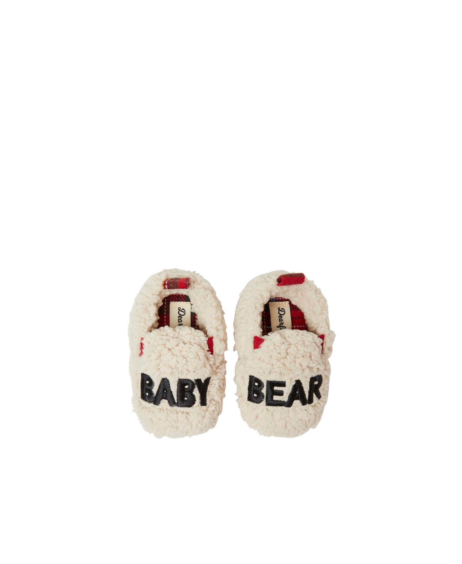 Dearfoams Baby Bear Faux Shearling Closed Back Slipper