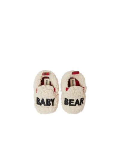 Тапочки Dearfoams Baby Bear Faux Shearling Closed Back