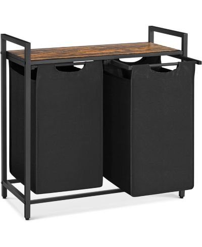Корзина для белья SONGMICS HOME с двумя выдвижными отделениями