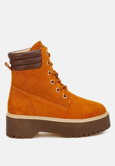 Rag and Co Womens Parula High Ankle Suede Boots