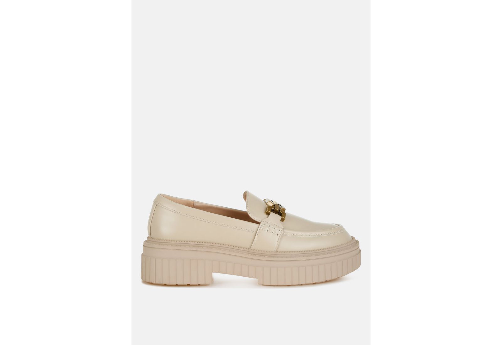London Rag Womens Grosbeak Horsebit Chunky Loafers