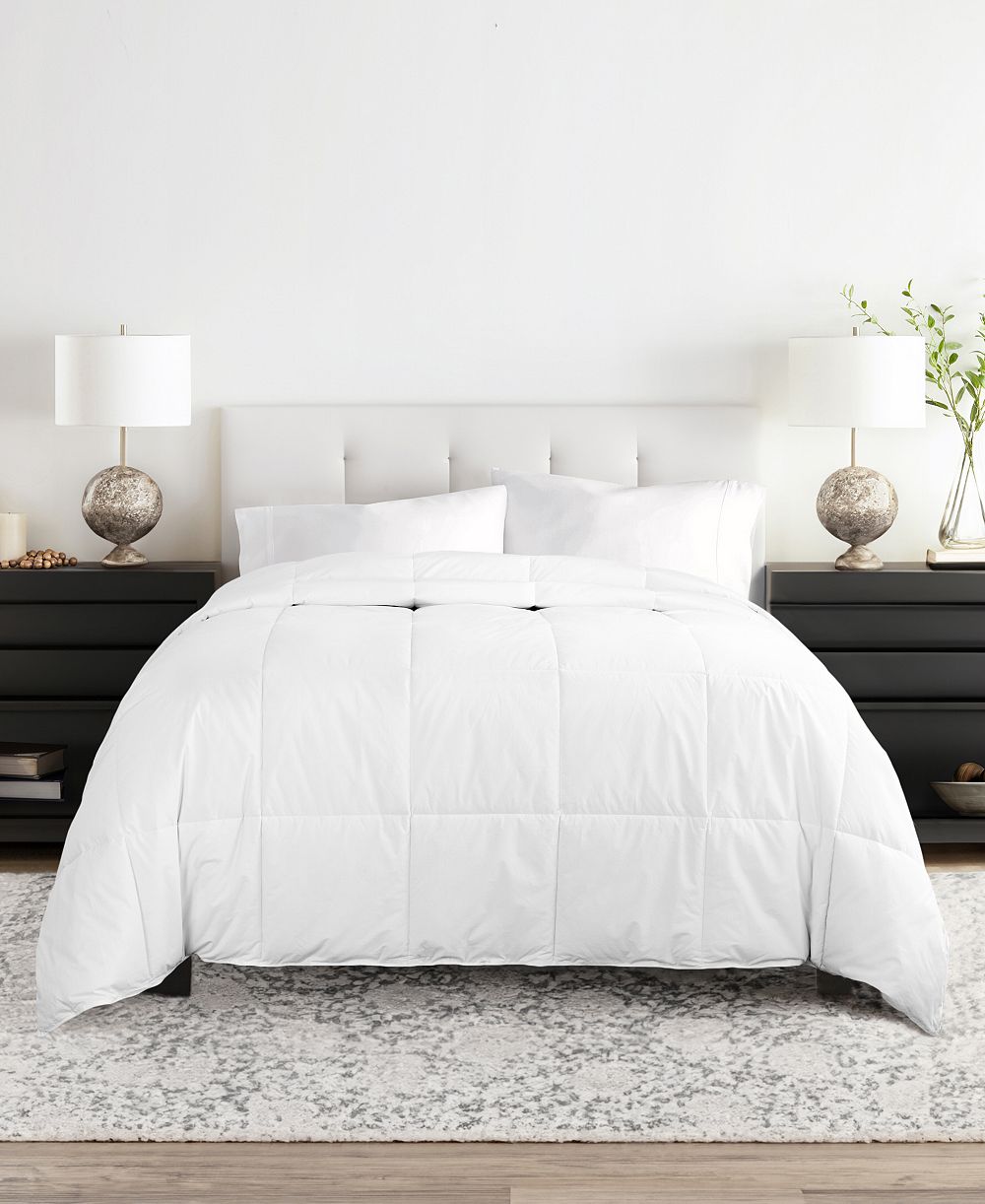 ienjoy Home Cotton Down Alternative Duvet Insert and Comforter, King/Cal King