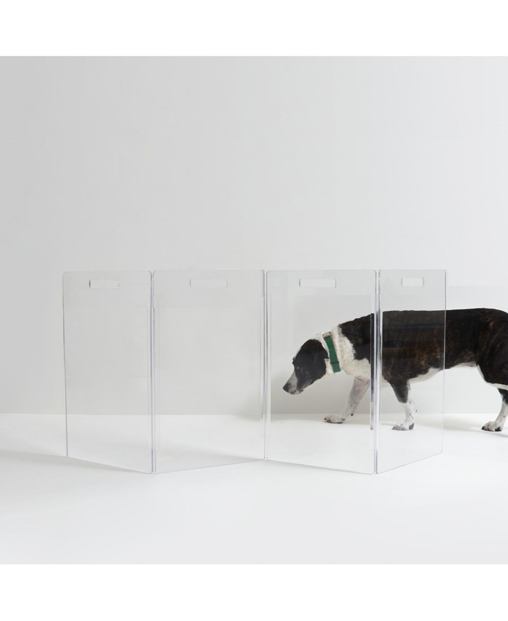 Low Pet Gate Zig Zag Options 8 panel