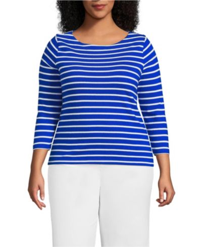 Vibrant lapis breton stripe
