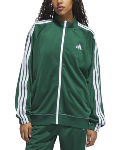adidas Женская спортивная куртка с логотипом и молнией на длинный рукав