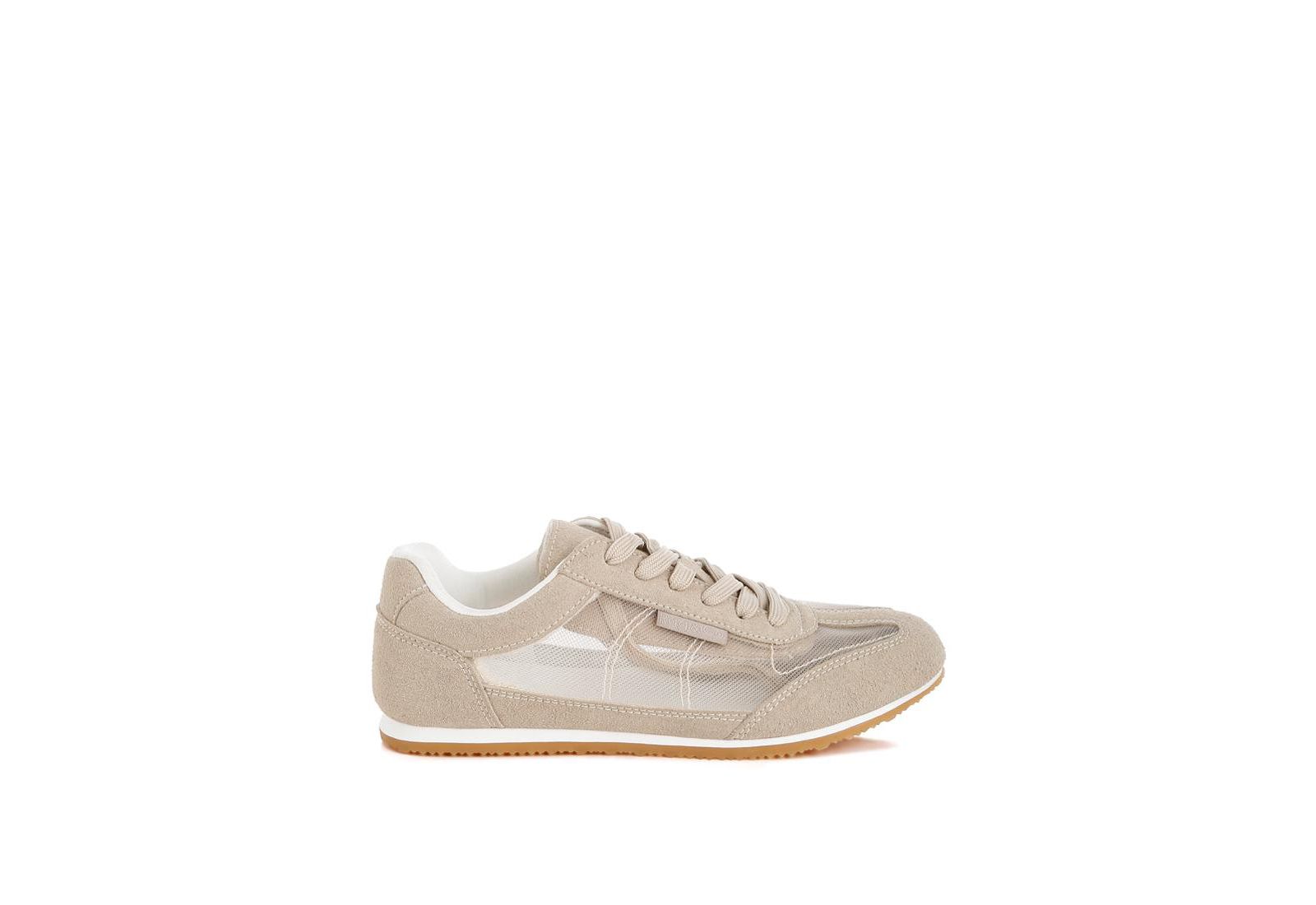 Rag and Co Womens Milon Microfiber and Mesh Sneakers