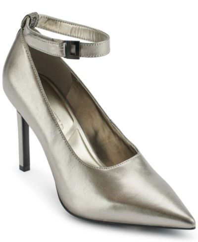 KARL LAGERFELD PARIS Women's Sury Ankle Strap Pumps