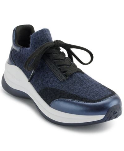 KARL LAGERFELD PARIS Women's Carsyn Lace Up Sneakers