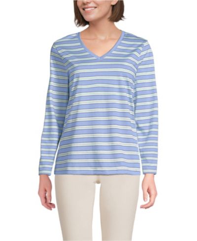 Light sea blue multi stripe