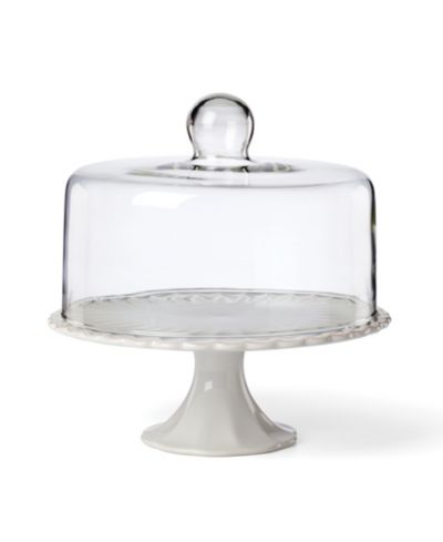 Декоративная тарелка Lenox French Perle Cake Plate Dome