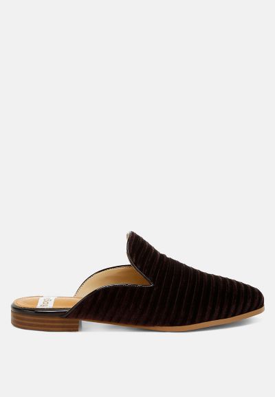 Женские мюли Rag and Co Ouzini Velvet Textured Slip On