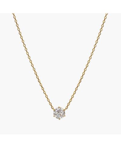 Bearfruit Jewelry ожерелье Estelle с позолотой 18k