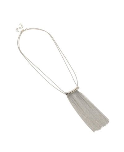 SOHI Женское ожерелье The Hanging Chain Bar Lariat