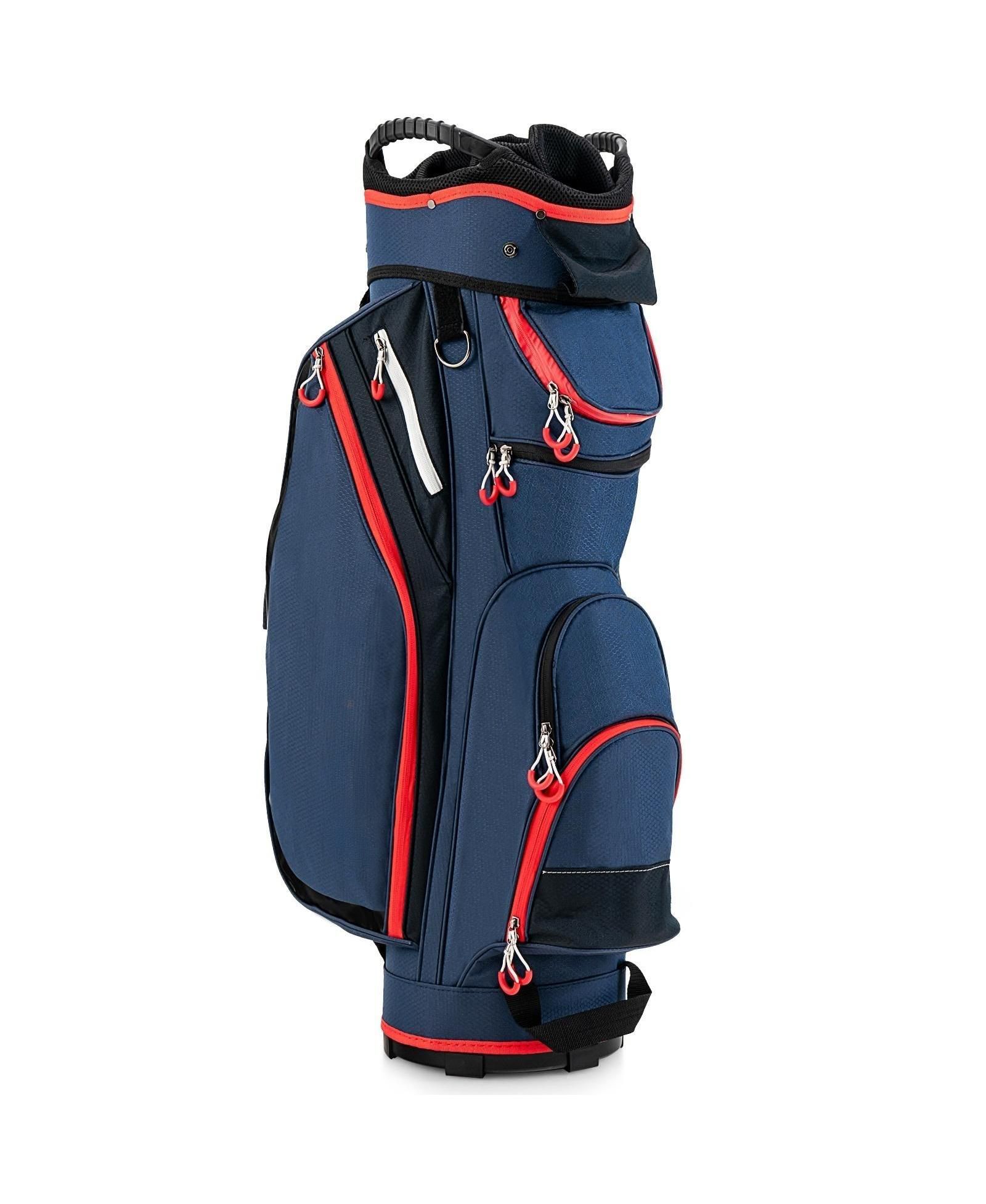 9.5 in Golf Stand Bag with 14 Way Divider Top Organizer