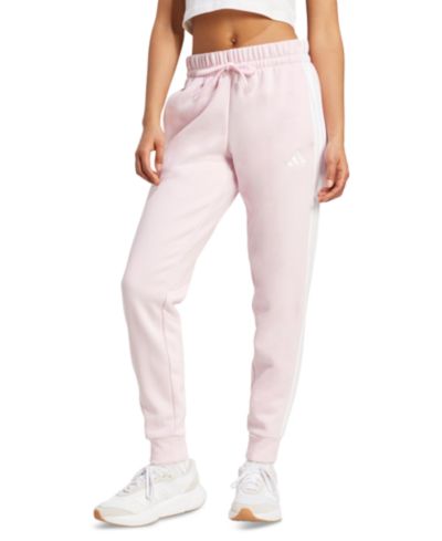 adidas Женские облегающие брюки из флиса Essentials Three Stripes