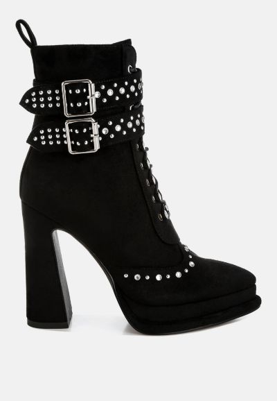 Ботинки London Rag Women's Punk Nomad Harness Detail Lace Up