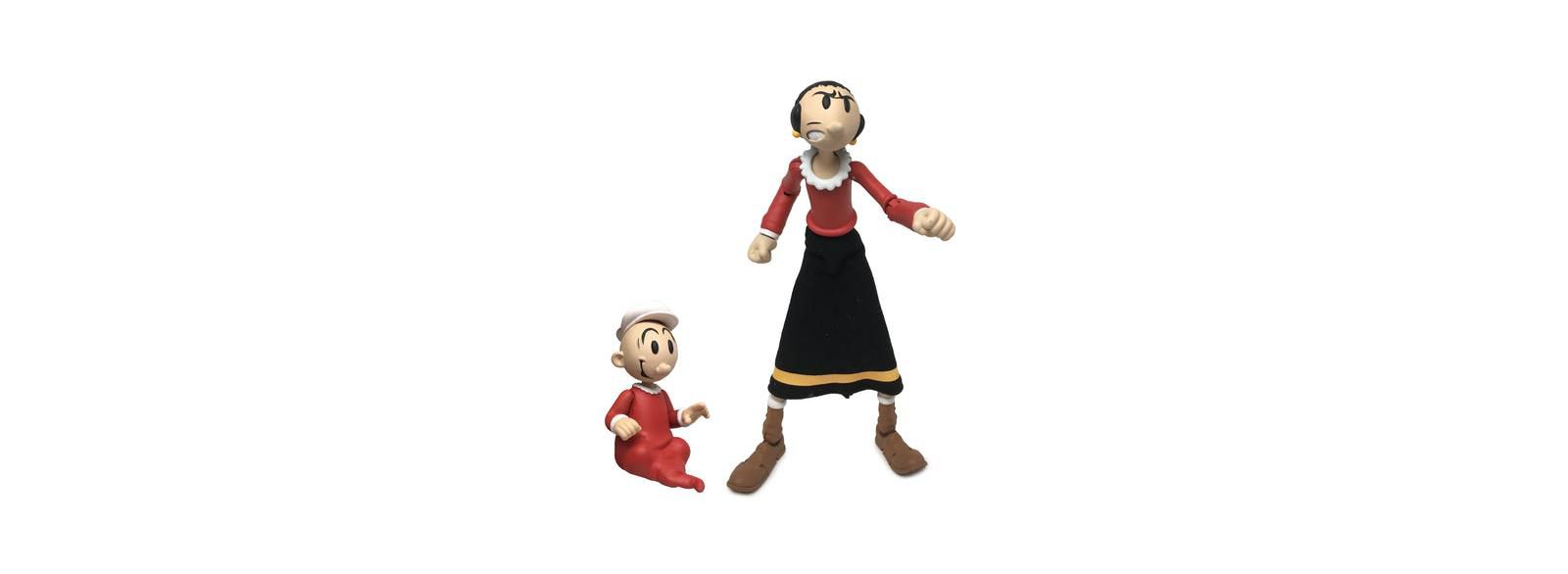 Экшен-фигурка Boss Fight Studio Olive OYL Popeye Classics Wave 1, высокоподвижная фигурка с аксессуарами, 1:12
