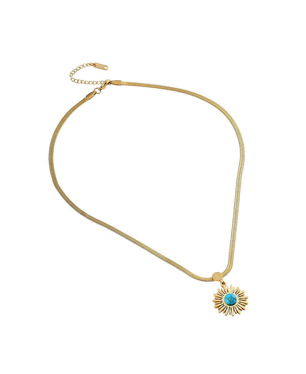 Подвесное ожерелье SOHI Gold Soleil