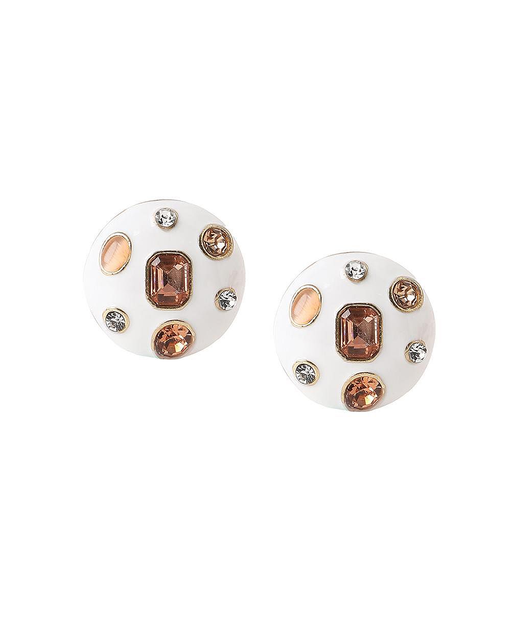SOHI Women's The Duchess Stud Earrings