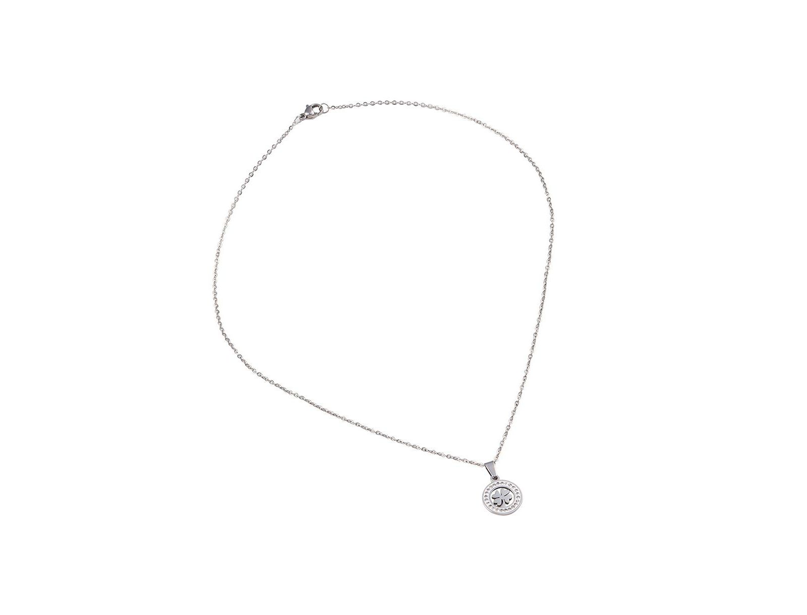 Подвесное ожерелье SOHI Silver Clover