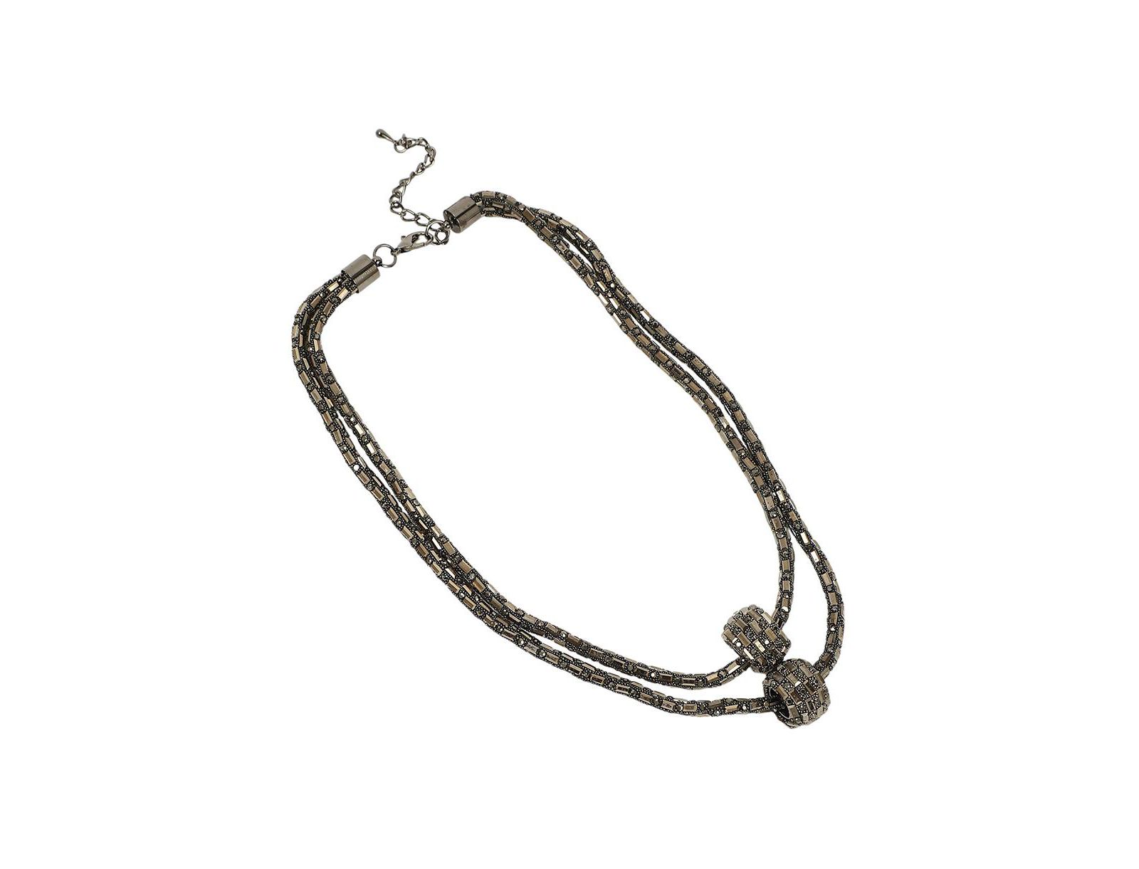 SOHI Women's The Mirror Multi-Layer Necklace