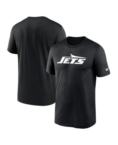 Мужская футболка Nike Black New York Jets Primetime Legend Wordmark Performance