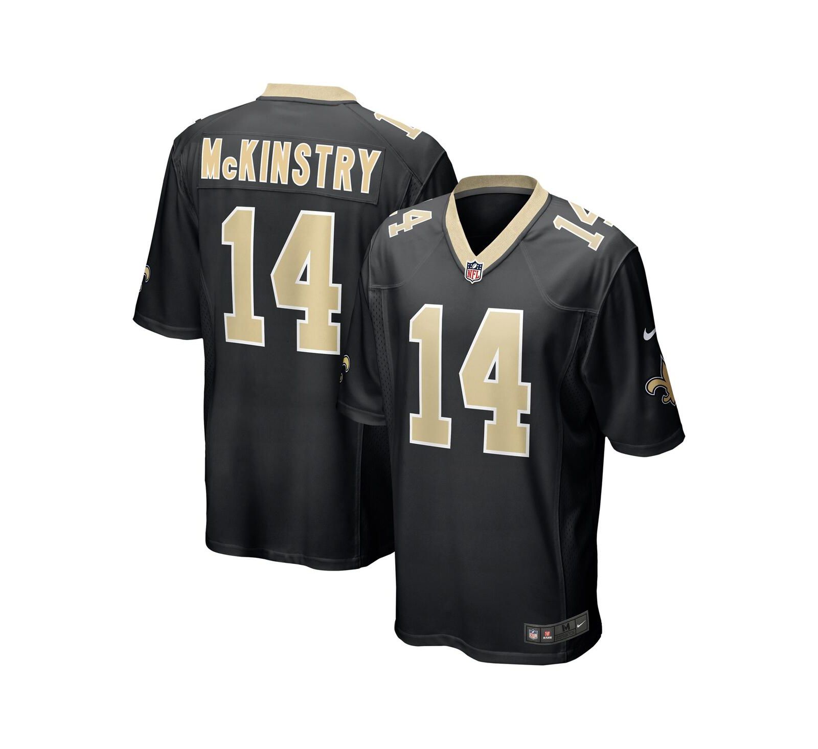 Nike Men's Ga'Quincy McKinstry Black New Orleans Saints Player Game Jersey