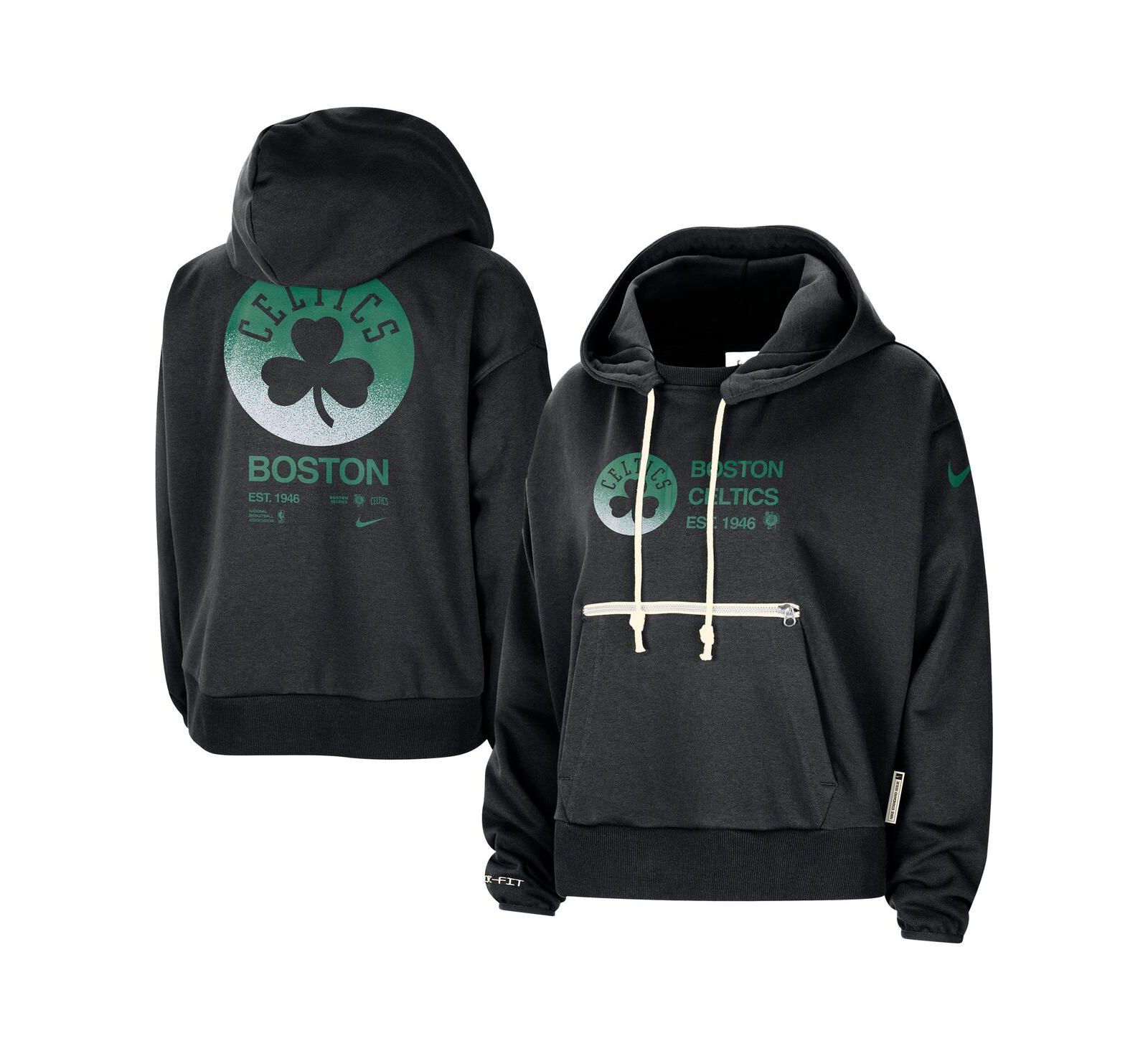 Женское худи Nike Black Boston Celtics Courtside Standard Issue Performance Pullover