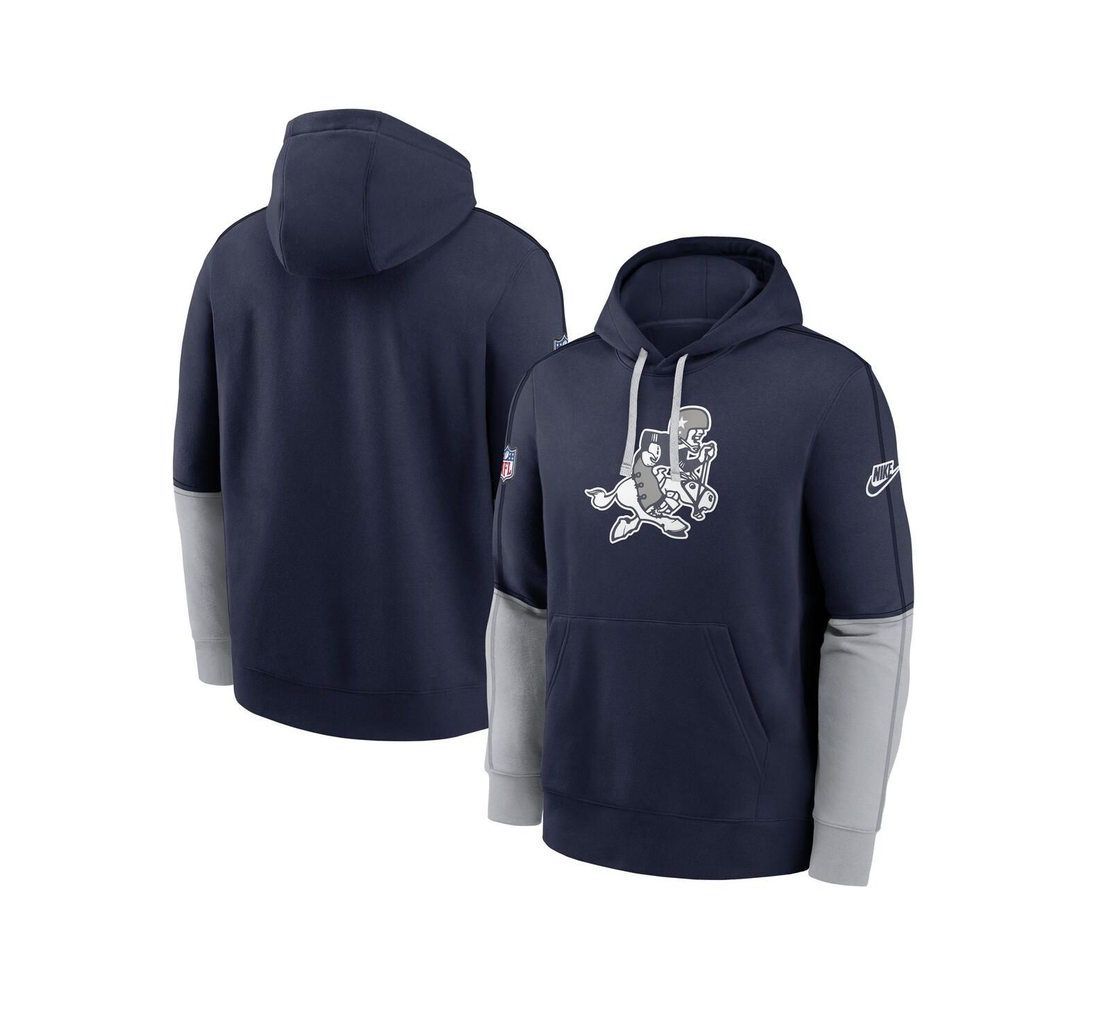 Мужское худи Nike Dallas Cowboys Sideline Club Navy