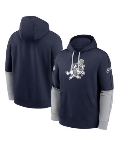 Мужское худи Nike Dallas Cowboys Sideline Club Navy