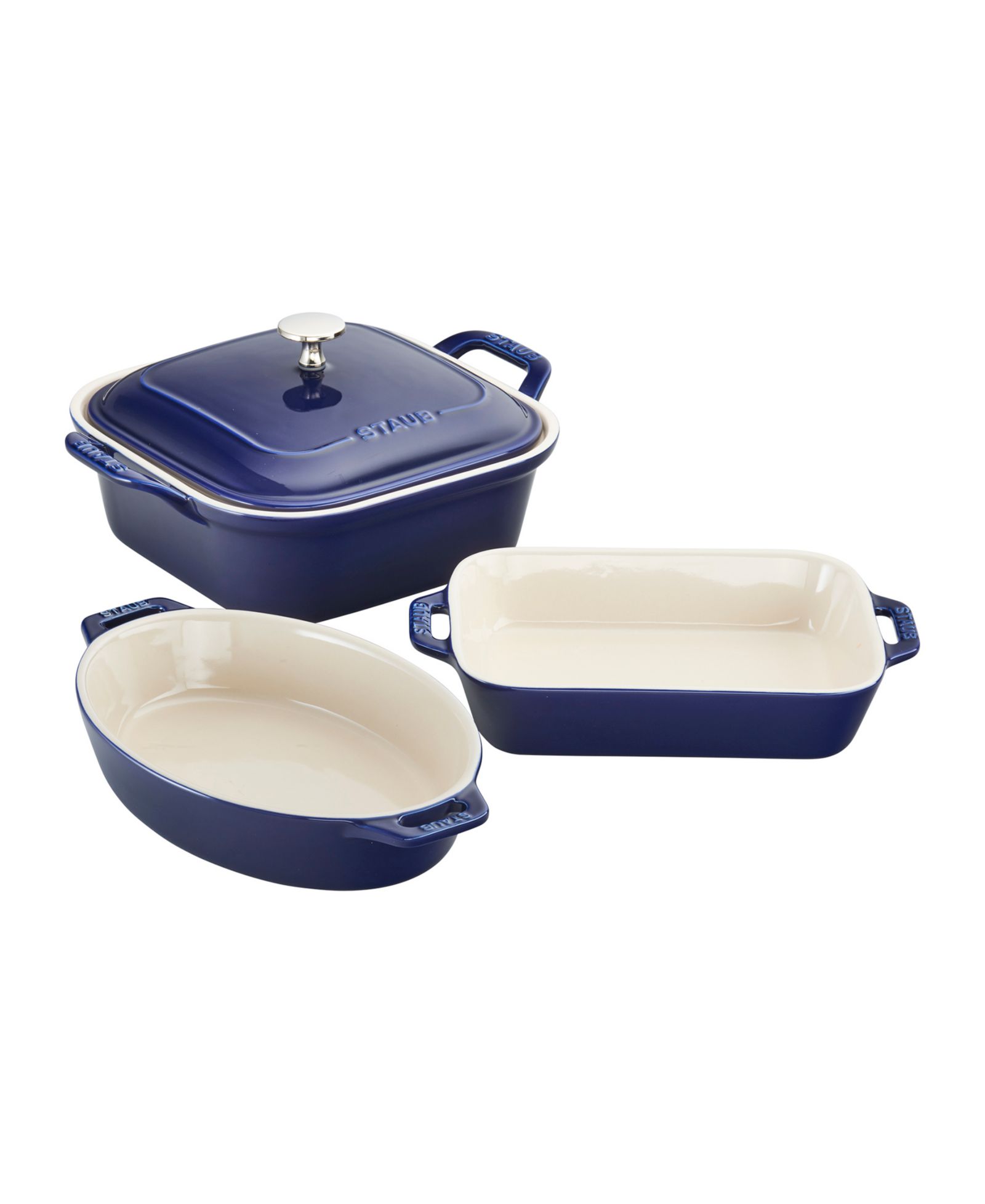 Staub Ceramics 4-Piece Mixed Baking Dish Set