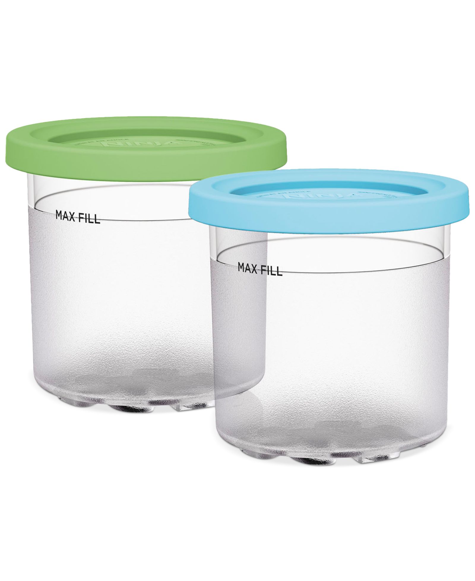 Ninja CREAMi Pint Containers with Colored Lids, Set of 2