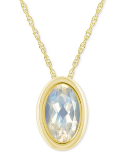 Moonstone / Yellow Gold