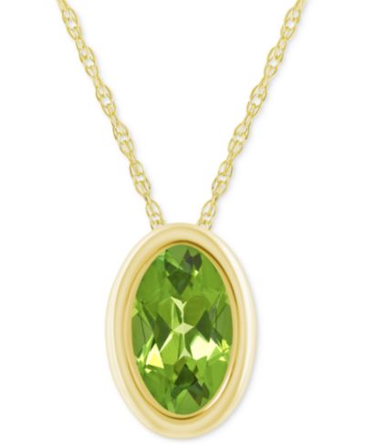 Peridot / Yellow Gold