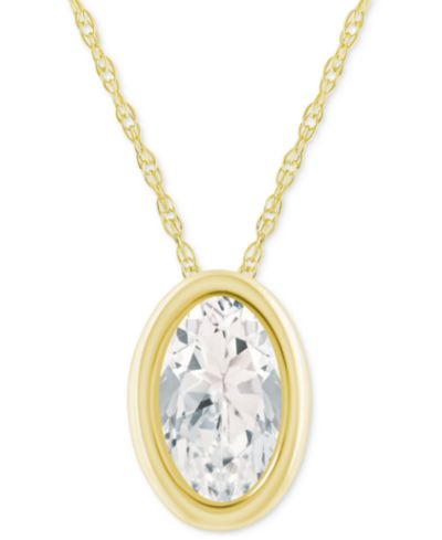 White Topaz / Gold