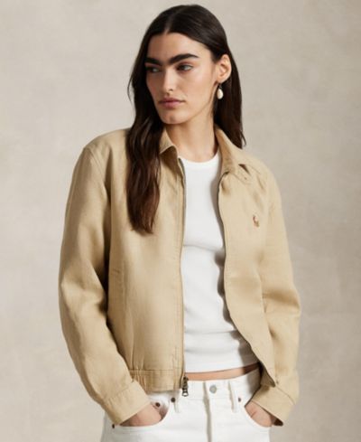 Polo Ralph Lauren Women's Linen Windbreaker