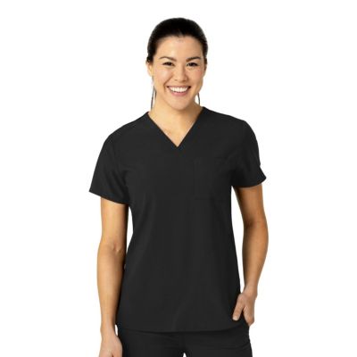 Женский медицинский топ Wink Plus Size W123 Flex-n-Reach V-Neck Scrub Top