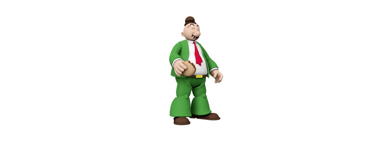 Ретро-фигурка Popeye Power Stars Дж. Уэлллингтон Вимпи с 7 точками артикуляции, 5 дюймов, для детей от 8 лет