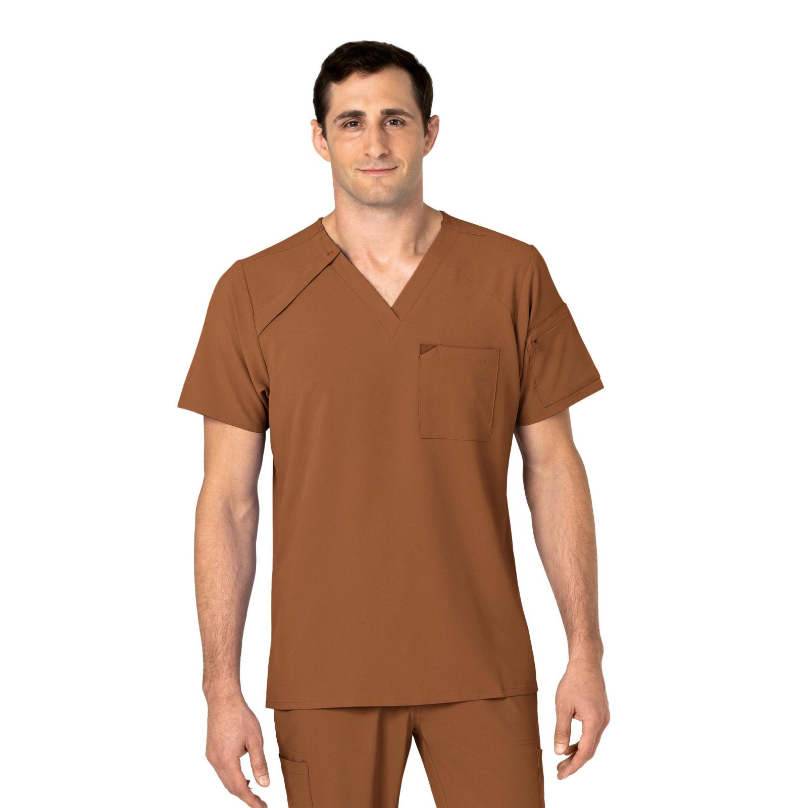 Мужской медицинский топ Wink RENEW EZ Zip Scrub Top