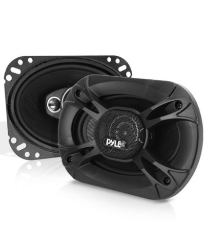Pyle 400W 6" x 8" Three-Way Triaxial Car Speaker System, 2-Piece Set